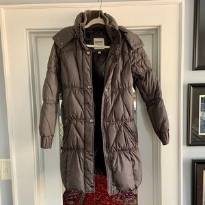 Esprit long down coat.